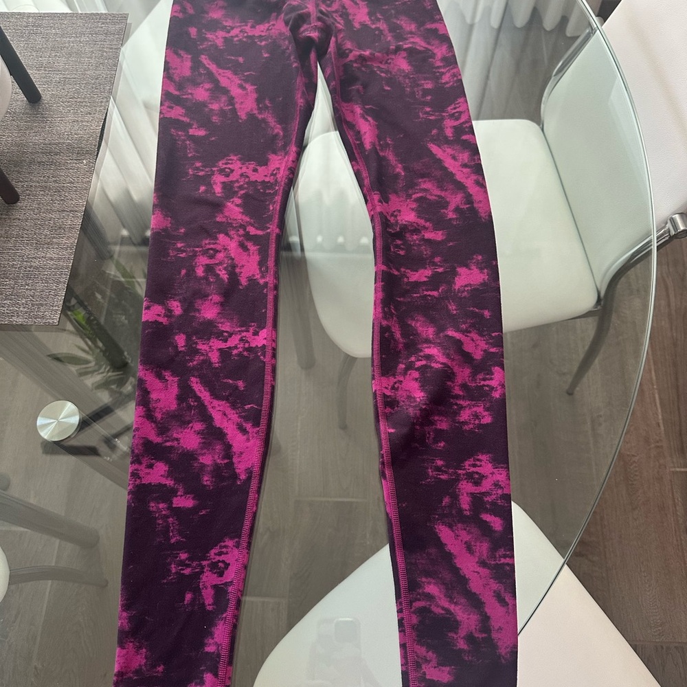 lululemon athletica Pink and Black Skinny Jeans